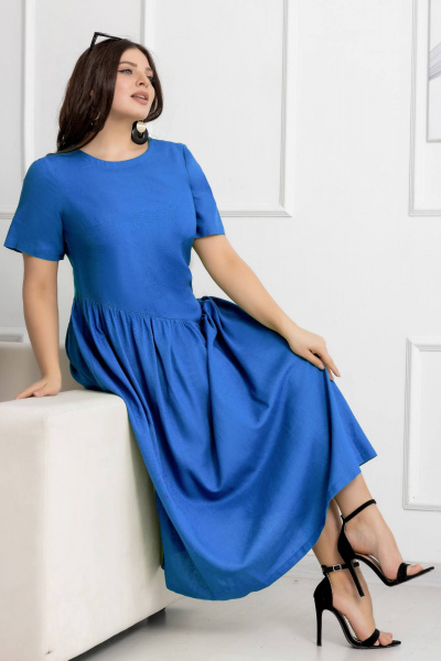 Платье Gold Style 2559 голубой - фото 5