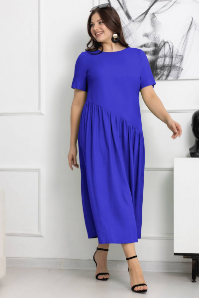 Платье Gold Style 2559 синий - фото 8