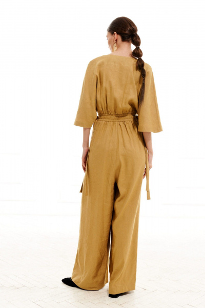 Комбинезон ELLETTO 5259 горчичный - фото 10