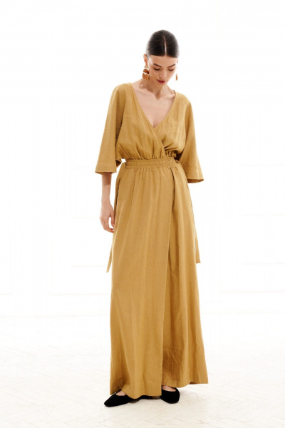 Комбинезон ELLETTO 5259 горчичный - фото 1