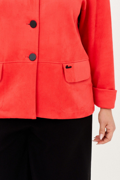 Брюки, жакет Almirastyle 332 красный,черный - фото 6