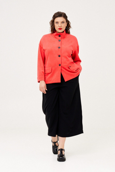 Брюки, жакет Almirastyle 332 красный,черный - фото 4