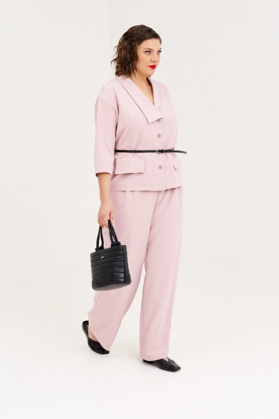 Брюки, жакет Almirastyle 333 пудра - фото 6