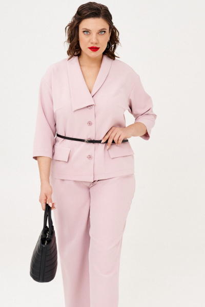 Брюки, жакет Almirastyle 333 пудра - фото 4