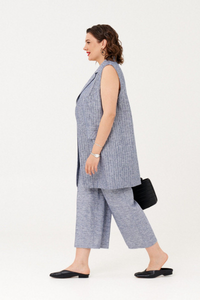 Брюки, жакет Almirastyle 340 серый - фото 6