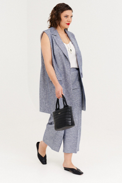 Брюки, жакет Almirastyle 340 серый - фото 4