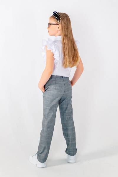 Брюки Франтишка Ш-2987-22с-41-с78 серая_клетка - фото 2