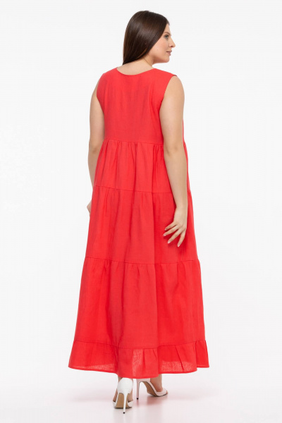 Платье Avila 0959 коралловый - фото 9