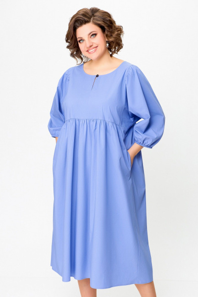 Платье Swallow 731 голубой - фото 15