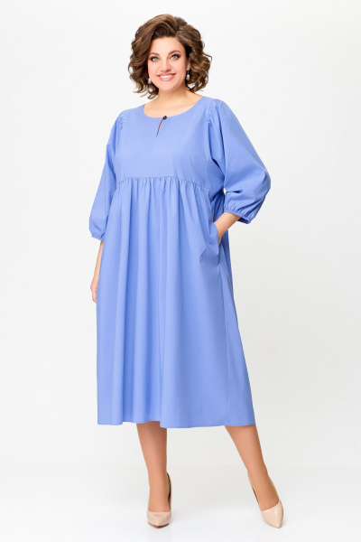 Платье Swallow 731 голубой - фото 14