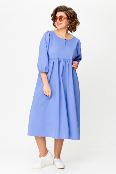 Платье Swallow 731 голубой - фото 4