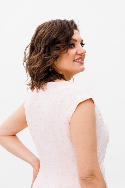 Платье Anelli 302 светло-розовый - фото 3