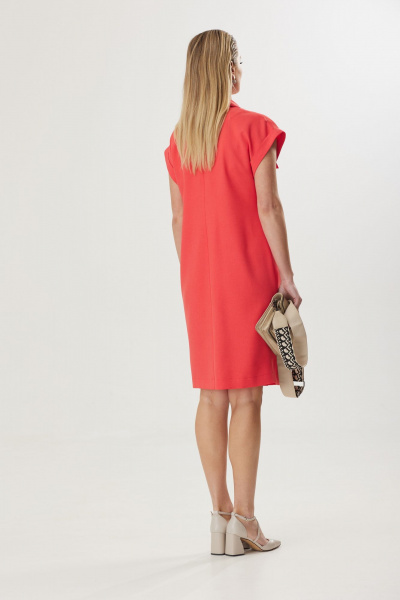 Платье Твой имидж 1803 коралл - фото 2