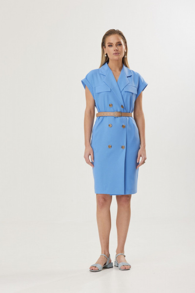 Платье Твой имидж 1840 голубой - фото 1