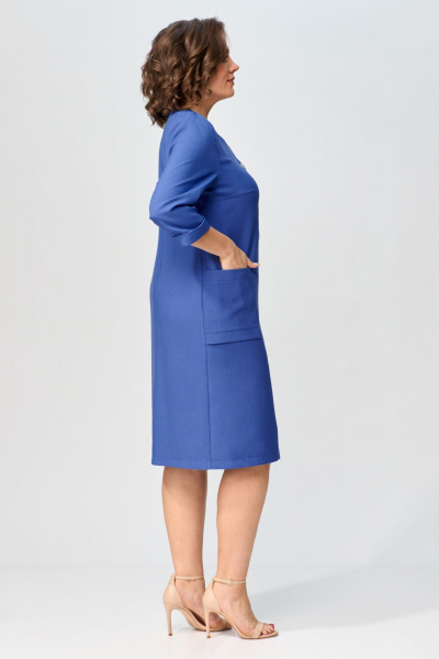 Платье женское летнее с ассиметриным передом Орхидея 1414 - фото 5