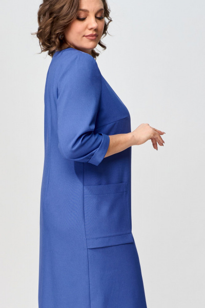 Платье женское летнее с ассиметриным передом Орхидея 1414 - фото 4