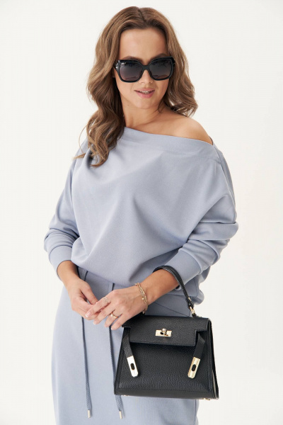 Юбка и джемпер из трикотажа с высоким разрезом для комфорта Fantazia Mod 4353 - фото 3