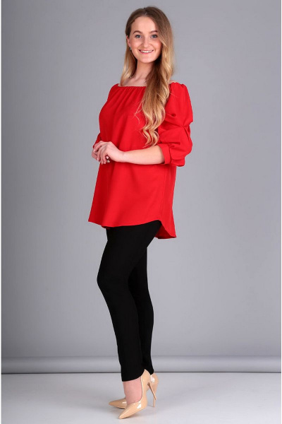 Блуза Таир-Гранд 62367 красный - фото 5