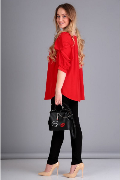 Блуза Таир-Гранд 62367 красный - фото 4