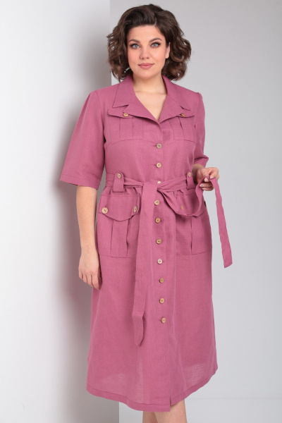 Платье Celentano lite 5029.2 малиновый - фото 10