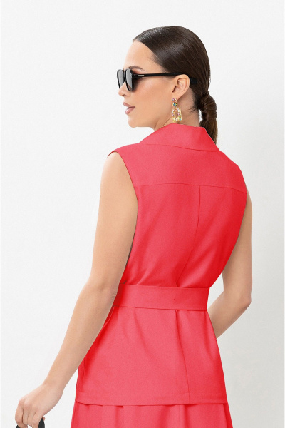 Жилет, юбка Lissana 4914 коралл - фото 6