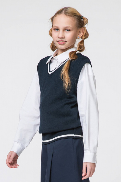 Жилет Полесье С9883-23 3С3176-Д43 152 т.синий - фото 2