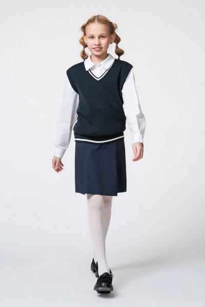 Жилет Полесье С9883-23 3С3175-Д43 134 т.синий - фото 1