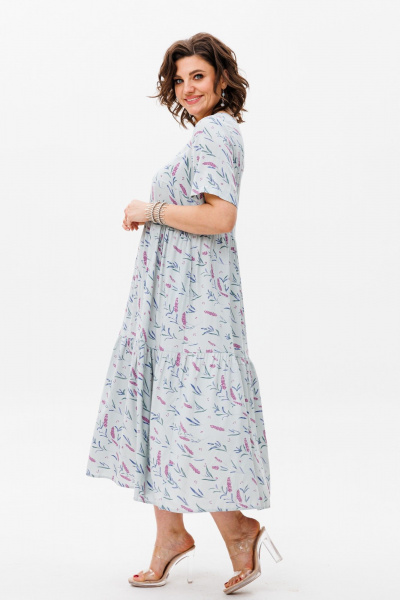 Платье Anelli 1408 лаванда - фото 6