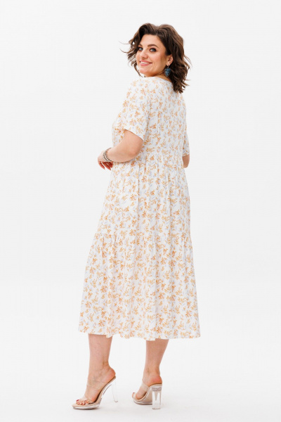 Платье Anelli 1408 шафрановый - фото 6