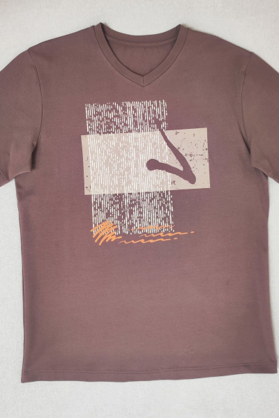 Джемпер, футболка Купалинка 264012 шоколад - фото 3