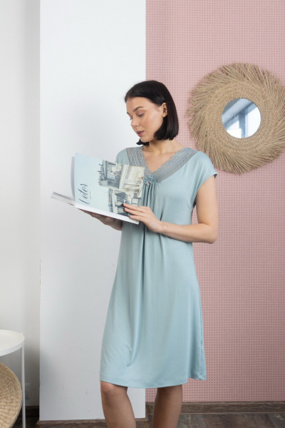 Сорочка Купалинка 616219.170-176 шалфей - фото 1