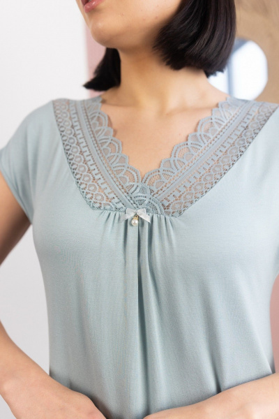 Сорочка Купалинка 616219.170-176 шалфей - фото 2