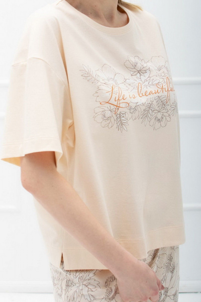 Капри, майка Купалинка 661009.158-164 к.набивка,св.персик - фото 4