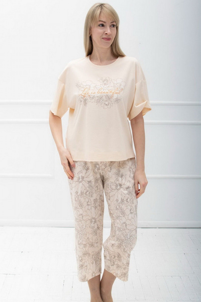 Капри, майка Купалинка 661009.158-164 к.набивка,св.персик - фото 1