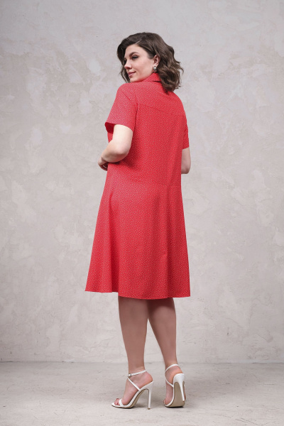 Летнее платье-рубашка на пуговицах из текстиля Avanti 1634 - фото 2