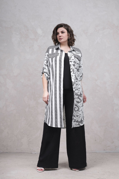 Комплект-тройка одежды из льна и текстиля для повседневной носки Avanti 1643 - фото 1