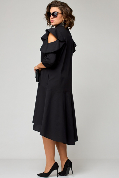 Платье EVA GRANT 7299К черный - фото 12