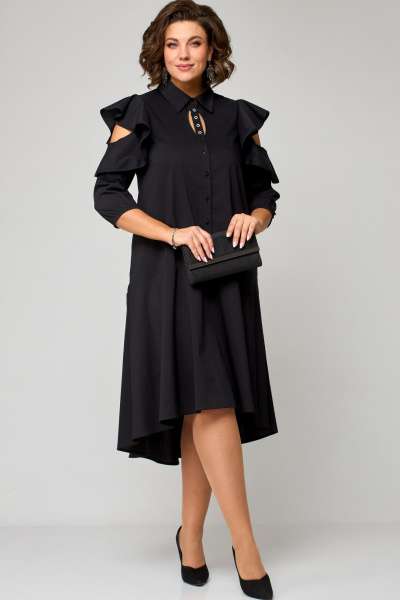 Платье EVA GRANT 7299К черный - фото 2