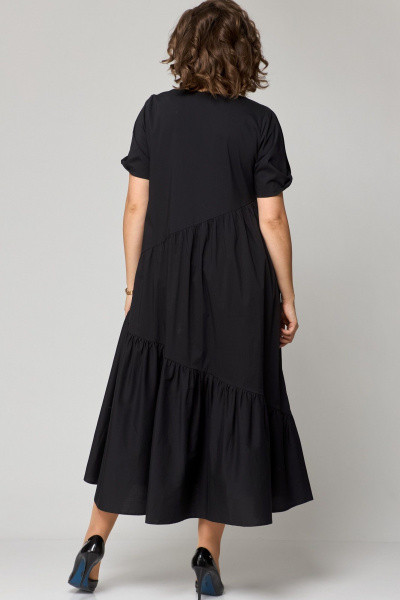 Платье EVA GRANT 7303 черный - фото 8