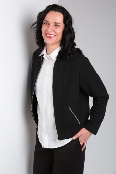 Джемпер Ma Vie М652 черный - фото 14