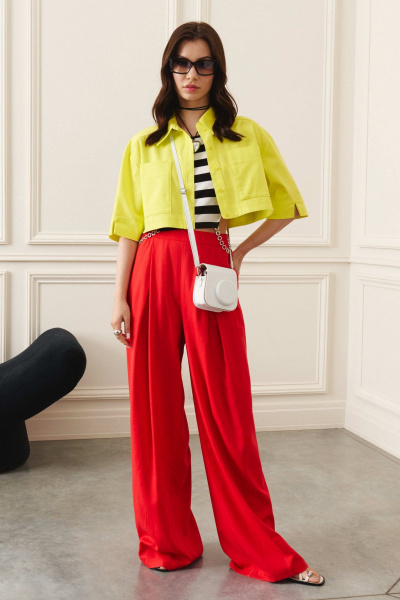 Жакет из хлопкового денима с застёжкой на пуговицы и карманами Lokka 1441 - фото 1