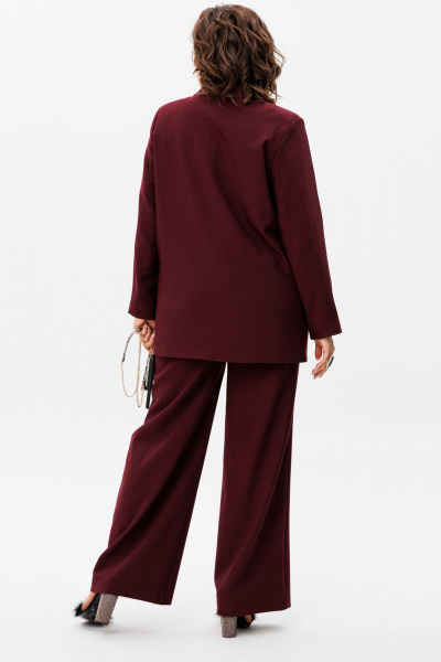 Брюки, жакет Anelli 1398.3 бургунди - фото 6