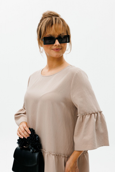 Платье Mubliz 151 беж - фото 11