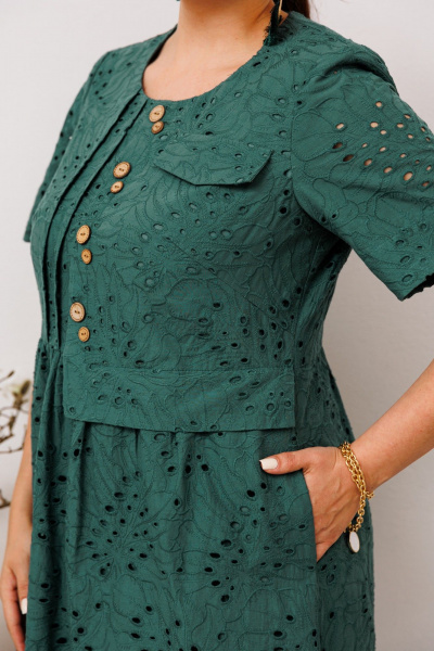 Платье Romanovich Style 1-1951 изумруд - фото 6