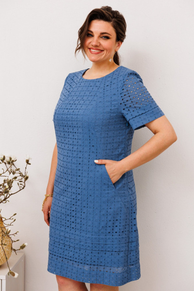 Платье Romanovich Style 1-1948 джинс - фото 3