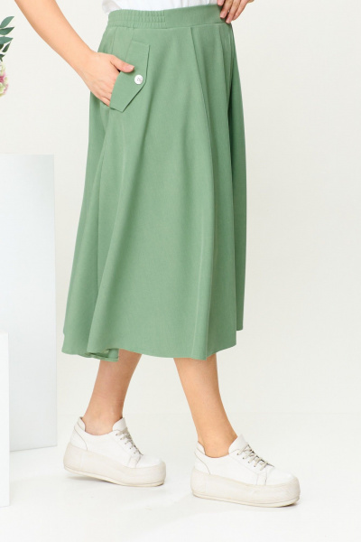 Жакет, юбка Romanovich Style 3-2670 хаки - фото 4