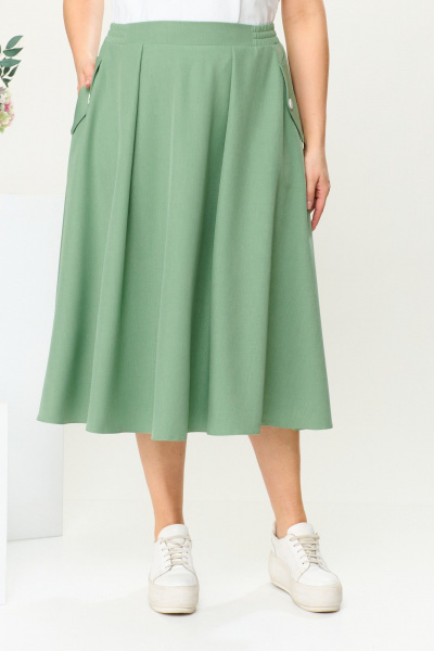 Жакет, юбка Romanovich Style 3-2670 хаки - фото 3