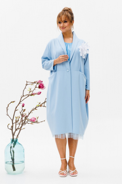 Жакет, платье Mubliz 150 голубой - фото 14