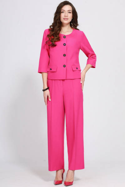 Брюки, жакет Твой имидж 1566 фуксия - фото 1