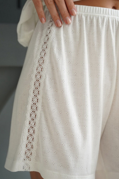 Топ, шорты Купалинка 675801.158-164 белый - фото 4